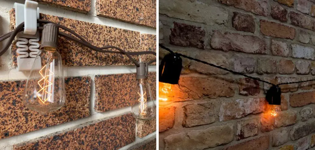 How to Attach Solar Lights to Brick Wall