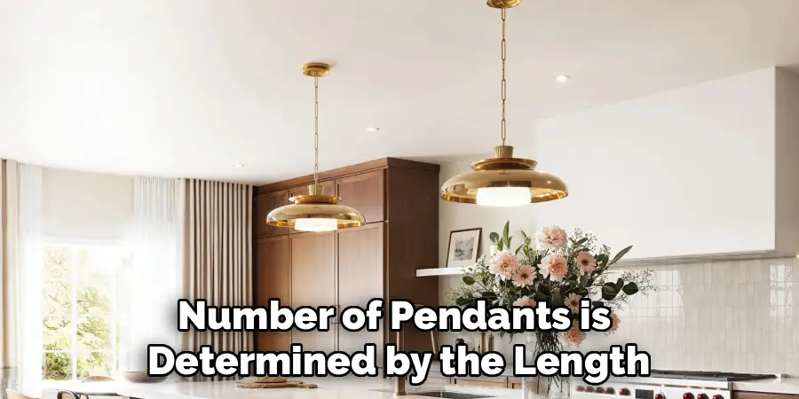 Number of Pendants is
Determined by the Length