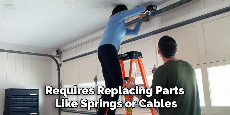 Requires Replacing Parts 
Like Springs or Cables