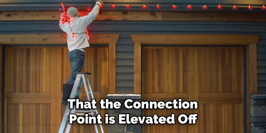 That the Connection 
Point is Elevated Off 