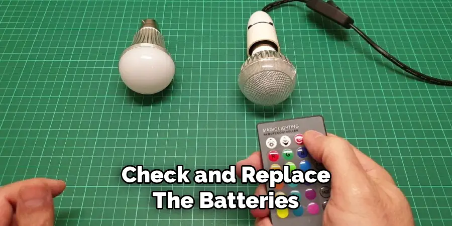 Check and Replace the Batteries