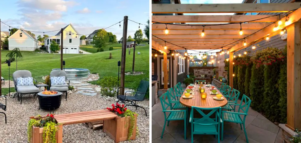 How to Hang Patio Lights Without Nails