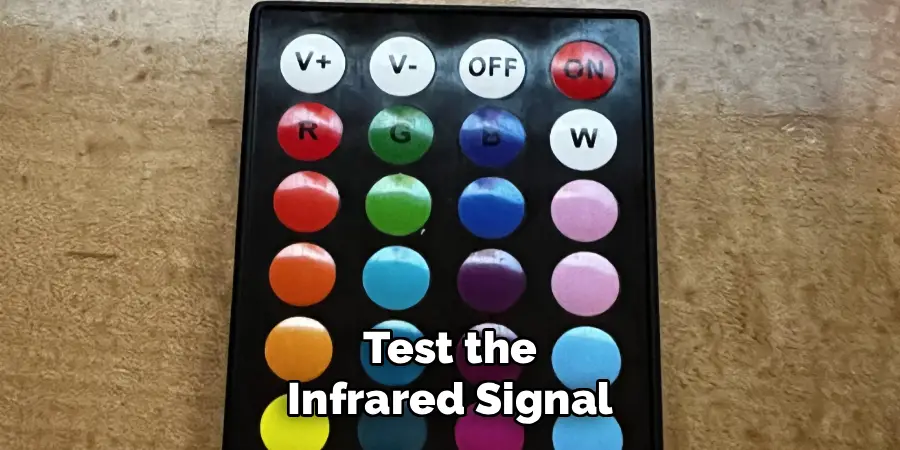 Test the Infrared Signal