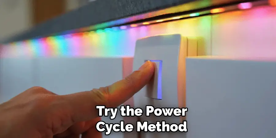 Try the Power Cycle Method