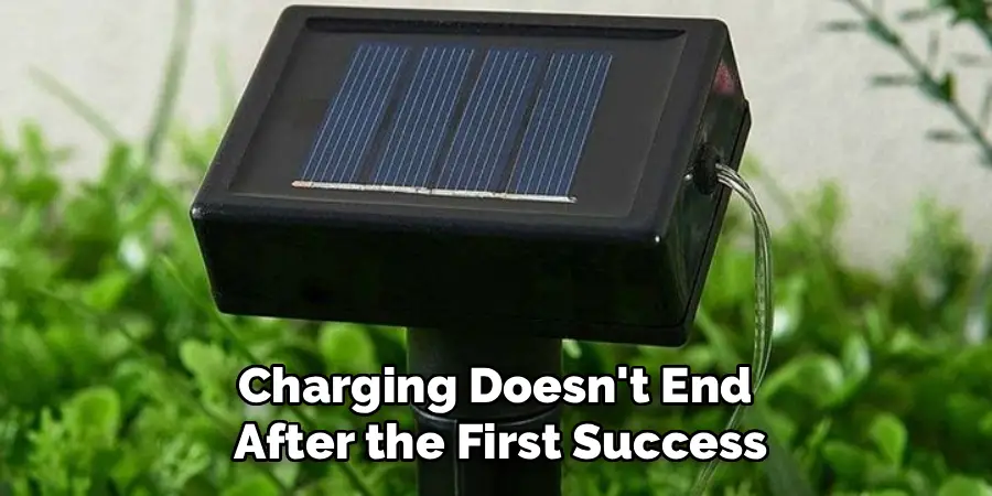 Charging Doesn't End 
After the First Success