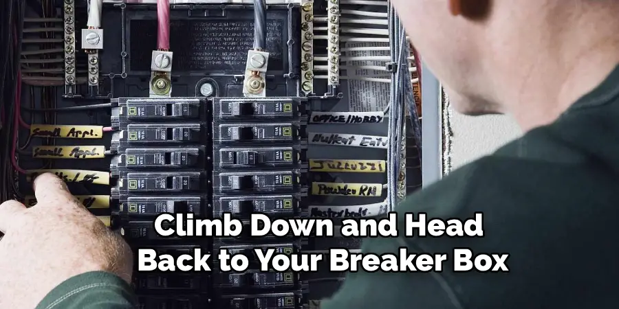 Climb Down and Head
Back to Your Breaker Box