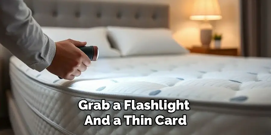 Grab a Flashlight
And a Thin Card