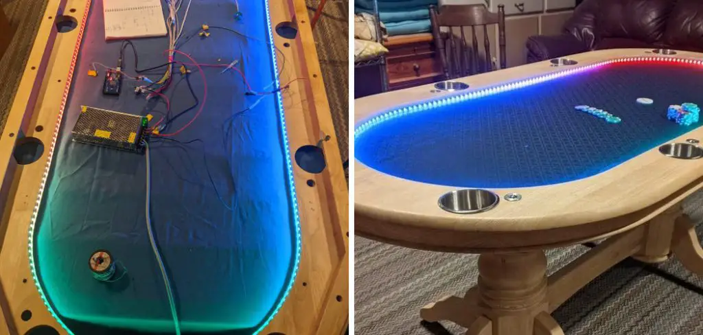 How to Build a Poker Table With Lights