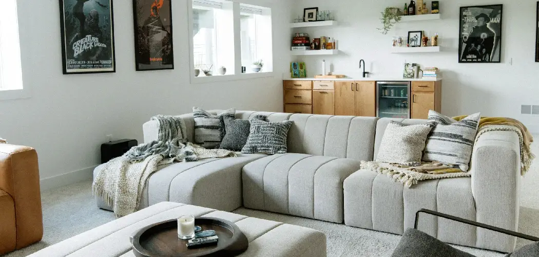 How to Place a Rug Under a Sectional Couch