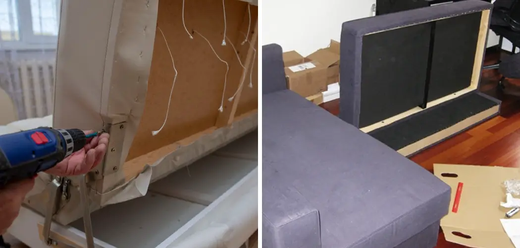 How to Take Apart a Sofa for Moving
