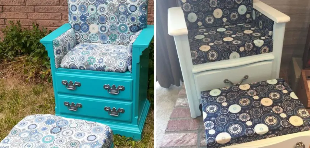How to Turn a Nightstand Into a Chair