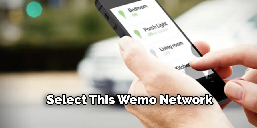 Select This Wemo Network
