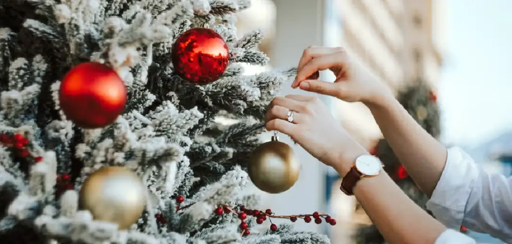 How to Decorate a Christmas Tree With Picks and Sprays