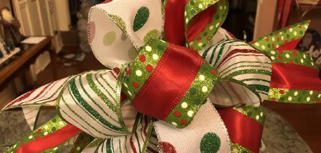How to Make a Large Decorative Bow