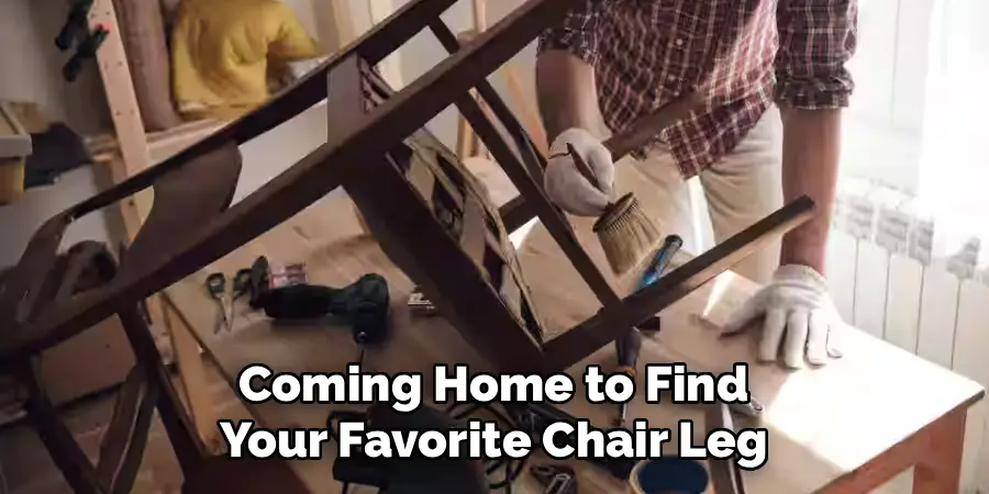 Coming Home to Find 
Your Favorite Chair Leg 